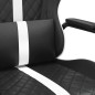 vidaXL Gaming-Stuhl mit Massagefunktion Weiß und Schwarz Kunstleder vidaXL Gaming-Stuhl mit Massagefunktion Weiß und Schwarz Kunstleder