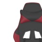 vidaXL Gaming-Stuhl mit Massagefunktion Schwarz und Weinrot Kunstleder vidaXL Gaming-Stuhl mit Massagefunktion Schwarz und Weinrot Kunstleder