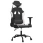 vidaXL Gaming-Stuhl mit Massagefunktion Schwarz und Weiß Kunstleder vidaXL Gaming-Stuhl mit Massagefunktion Schwarz und Weiß Kunstleder