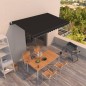 Gelenkarmmarkise Automatisch 450x350 cm Anthrazit Gelenkarmmarkise Automatisch 450x350 cm Anthrazit