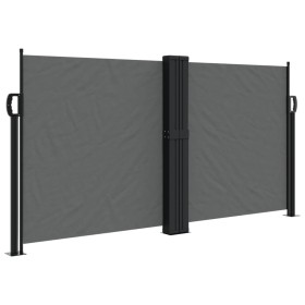 vidaXL Seitenmarkise Ausziehbar Anthrazit 120x1200 cm