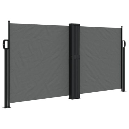 vidaXL Seitenmarkise Ausziehbar Anthrazit 120x1200 cm