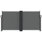 vidaXL Seitenmarkise Ausziehbar Anthrazit 120x1200 cm vidaXL Seitenmarkise Ausziehbar Anthrazit 120x1200 cm