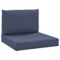 vidaXL Palettenkissen 2 Stk. Marineblau Stoff vidaXL Palettenkissen 2 Stk. Marineblau Stoff