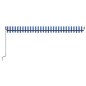 Automatische Markise mit LED & Windsensor 500x350 Blau und Weiß Automatische Markise mit LED & Windsensor 500x350 Blau und Weiß