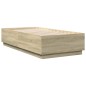 vidaXL Bettgestell Sonoma-Eiche 90x190 cm Holzwerkstoff vidaXL Bettgestell Sonoma-Eiche 90x190 cm Holzwerkstoff