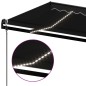 Automatische Markise mit LED & Windsensor 500x350 cm Anthrazit Automatische Markise mit LED & Windsensor 500x350 cm Anthrazit