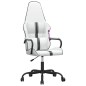 vidaXL Gaming-Stuhl Weiß und Schwarz Kunstleder vidaXL Gaming-Stuhl Weiß und Schwarz Kunstleder