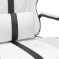 vidaXL Gaming-Stuhl Weiß und Schwarz Kunstleder vidaXL Gaming-Stuhl Weiß und Schwarz Kunstleder