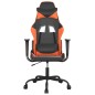 vidaXL Gaming-Stuhl Schwarz und Orange Kunstleder vidaXL Gaming-Stuhl Schwarz und Orange Kunstleder