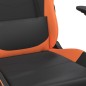 vidaXL Gaming-Stuhl Schwarz und Orange Kunstleder vidaXL Gaming-Stuhl Schwarz und Orange Kunstleder
