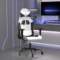 vidaXL Gaming-Stuhl Weiß und Schwarz Kunstleder vidaXL Gaming-Stuhl Weiß und Schwarz Kunstleder