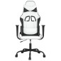 vidaXL Gaming-Stuhl Weiß und Schwarz Kunstleder vidaXL Gaming-Stuhl Weiß und Schwarz Kunstleder