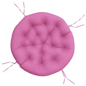 vidaXL Kissen Rund Rosa Ø 100x11 cm Oxford-Gewebe