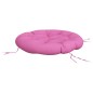 vidaXL Kissen Rund Rosa Ø 100x11 cm Oxford-Gewebe vidaXL Kissen Rund Rosa Ø 100x11 cm Oxford-Gewebe