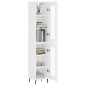 Highboard Weiß 34,5x34x180 cm Holzwerkstoff Highboard Weiß 34,5x34x180 cm Holzwerkstoff