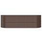 vidaXL Hochbeet Pulverbeschichteter Stahl 224x80x68 cm Braun vidaXL Hochbeet Pulverbeschichteter Stahl 224x80x68 cm Braun