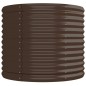vidaXL Hochbeet Pulverbeschichteter Stahl 224x80x68 cm Braun vidaXL Hochbeet Pulverbeschichteter Stahl 224x80x68 cm Braun