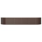 vidaXL Hochbeet Pulverbeschichteter Stahl 224x80x36 cm Braun vidaXL Hochbeet Pulverbeschichteter Stahl 224x80x36 cm Braun