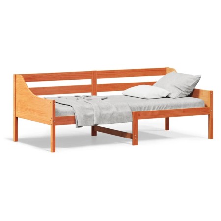 vidaXL Tagesbett Wachsbraun 80x200 cm Massivholz Kiefer