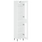 Highboard Weiß 34,5x34x180 cm Holzwerkstoff Highboard Weiß 34,5x34x180 cm Holzwerkstoff