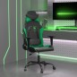 vidaXL Gaming-Stuhl mit Massagefunktion Schwarz und Grün Kunstleder vidaXL Gaming-Stuhl mit Massagefunktion Schwarz und Grün Kunstleder