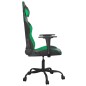vidaXL Gaming-Stuhl mit Massagefunktion Schwarz und Grün Kunstleder vidaXL Gaming-Stuhl mit Massagefunktion Schwarz und Grün Kunstleder