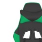 vidaXL Gaming-Stuhl mit Massagefunktion Schwarz und Grün Kunstleder vidaXL Gaming-Stuhl mit Massagefunktion Schwarz und Grün Kunstleder