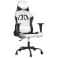 vidaXL Gaming-Stuhl mit Massagefunktion Weiß und Schwarz Kunstleder vidaXL Gaming-Stuhl mit Massagefunktion Weiß und Schwarz Kunstleder