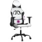 vidaXL Gaming-Stuhl mit Massagefunktion Weiß und Schwarz Kunstleder vidaXL Gaming-Stuhl mit Massagefunktion Weiß und Schwarz Kunstleder