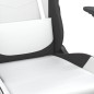 vidaXL Gaming-Stuhl mit Massagefunktion Weiß und Schwarz Kunstleder vidaXL Gaming-Stuhl mit Massagefunktion Weiß und Schwarz Kunstleder