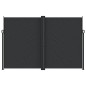 vidaXL Seitenmarkise Ausziehbar Schwarz 220x1000 cm vidaXL Seitenmarkise Ausziehbar Schwarz 220x1000 cm