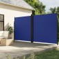 vidaXL Seitenmarkise Ausziehbar Blau 220x1000 cm vidaXL Seitenmarkise Ausziehbar Blau 220x1000 cm
