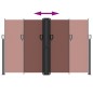 vidaXL Seitenmarkise Ausziehbar Braun 160x1200 cm vidaXL Seitenmarkise Ausziehbar Braun 160x1200 cm