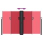 vidaXL Seitenmarkise Ausziehbar Rot 140x1200 cm vidaXL Seitenmarkise Ausziehbar Rot 140x1200 cm