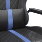 vidaXL Gaming-Stuhl Schwarz und Blau Kunstleder vidaXL Gaming-Stuhl Schwarz und Blau Kunstleder