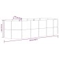 vidaXL Hochbeet Pulverbeschichteter Stahl 249x100x68 cm Anthrazit vidaXL Hochbeet Pulverbeschichteter Stahl 249x100x68 cm Anthrazit