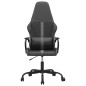 vidaXL Gaming-Stuhl mit Massagefunktion Grau und Schwarz Kunstleder vidaXL Gaming-Stuhl mit Massagefunktion Grau und Schwarz Kunstleder