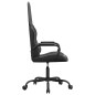 vidaXL Gaming-Stuhl mit Massagefunktion Grau und Schwarz Kunstleder vidaXL Gaming-Stuhl mit Massagefunktion Grau und Schwarz Kunstleder