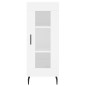 Highboard Weiß 34,5x34x180 cm Holzwerkstoff Highboard Weiß 34,5x34x180 cm Holzwerkstoff