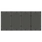 vidaXL Gartentisch mit Glasplatte Schwarz 190x90x75 cm Poly Rattan vidaXL Gartentisch mit Glasplatte Schwarz 190x90x75 cm Poly Rattan