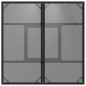 vidaXL Gartentisch mit Glasplatte Schwarz 80x80x75 cm Poly Rattan vidaXL Gartentisch mit Glasplatte Schwarz 80x80x75 cm Poly Rattan