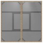 vidaXL Gartentisch mit Glasplatte Beige 80x80x75 cm Poly Rattan vidaXL Gartentisch mit Glasplatte Beige 80x80x75 cm Poly Rattan