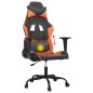 vidaXL Gaming-Stuhl mit Massagefunktion Schwarz und Orange Kunstleder vidaXL Gaming-Stuhl mit Massagefunktion Schwarz und Orange Kunstleder
