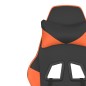vidaXL Gaming-Stuhl mit Massagefunktion Schwarz und Orange Kunstleder vidaXL Gaming-Stuhl mit Massagefunktion Schwarz und Orange Kunstleder