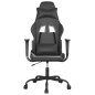 vidaXL Gaming-Stuhl mit Massagefunktion Schwarz Kunstleder vidaXL Gaming-Stuhl mit Massagefunktion Schwarz Kunstleder