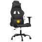 vidaXL Gaming-Stuhl mit Massagefunktion Schwarz Kunstleder vidaXL Gaming-Stuhl mit Massagefunktion Schwarz Kunstleder