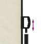 vidaXL Seitenmarkise Ausziehbar Creme 120x1200 cm vidaXL Seitenmarkise Ausziehbar Creme 120x1200 cm