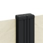 vidaXL Seitenmarkise Ausziehbar Creme 180x1200 cm vidaXL Seitenmarkise Ausziehbar Creme 180x1200 cm