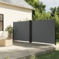 vidaXL Seitenmarkise Ausziehbar Anthrazit 160x1200 cm vidaXL Seitenmarkise Ausziehbar Anthrazit 160x1200 cm